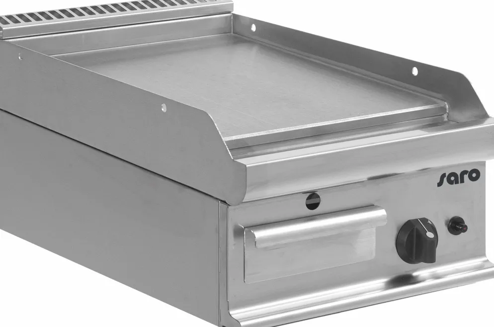 SARO Gas-Griddleplatte glatt, E7/KTG1BBL