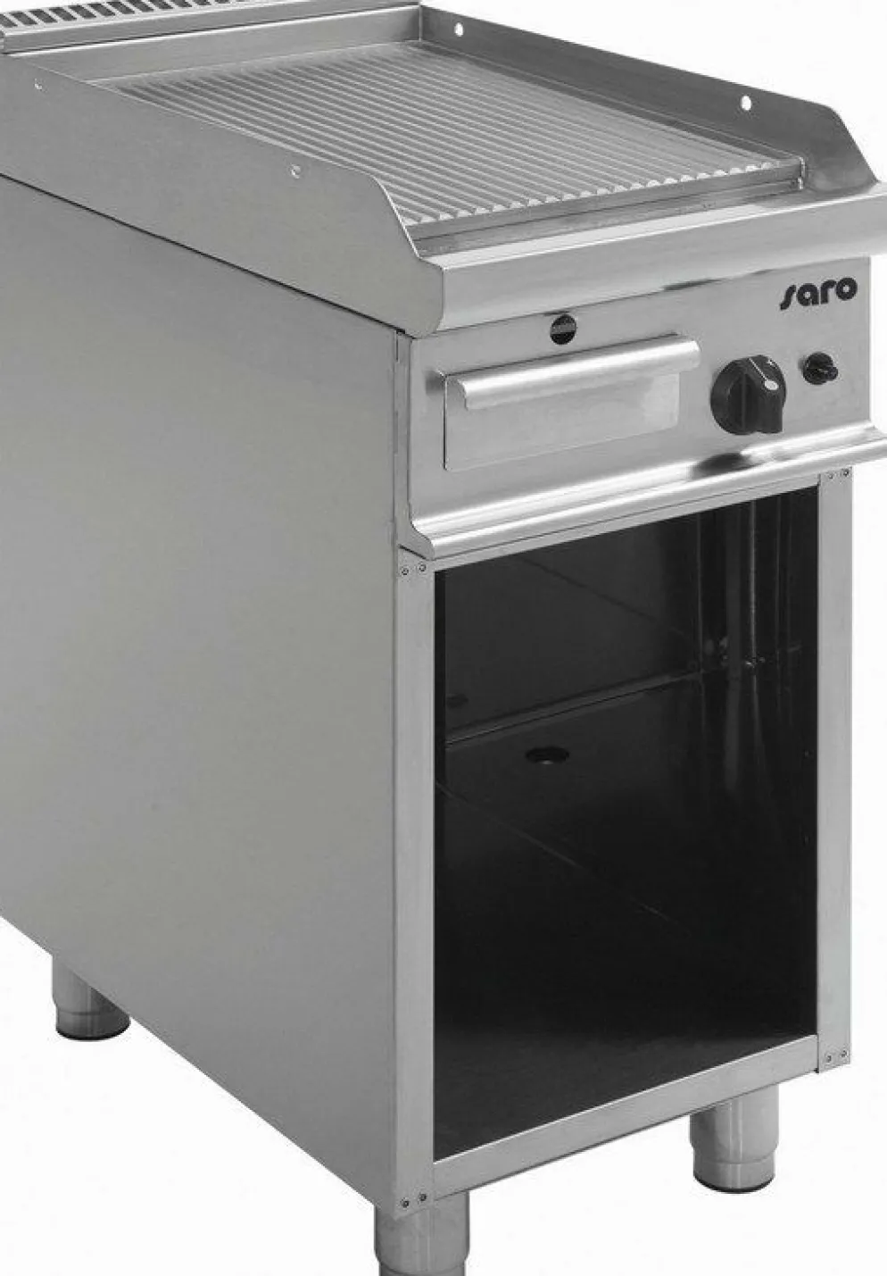 SARO Gas-Griddleplatte mit offenem Unterbau E7/KTG1BAR