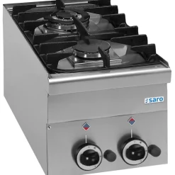SARO Gasherd 2 Brenner Auftisch 600 Line G2S6