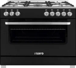 SARO Gas-Herd 5 Brenner mit Elektrobackofen TS95C61LNE