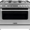 SARO Gas-Herd 5 Brenner mit Gasbackofen TS95C71X