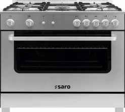 SARO Gas-Herd 5 Brenner mit Gasbackofen TS95C71X