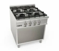 SARO Gasherd offener Unterbau 4 Brenner LQ / CUG4BA