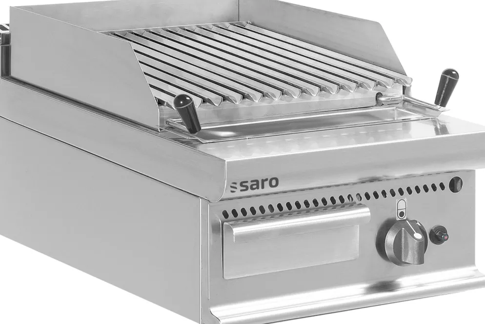 SARO Gas-Lavasteingrill TischE7/BS1BB