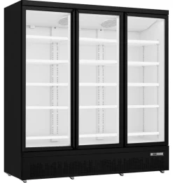 SARO Getränkekühlschrank GTK1530 PRO, 3-türig schwarz