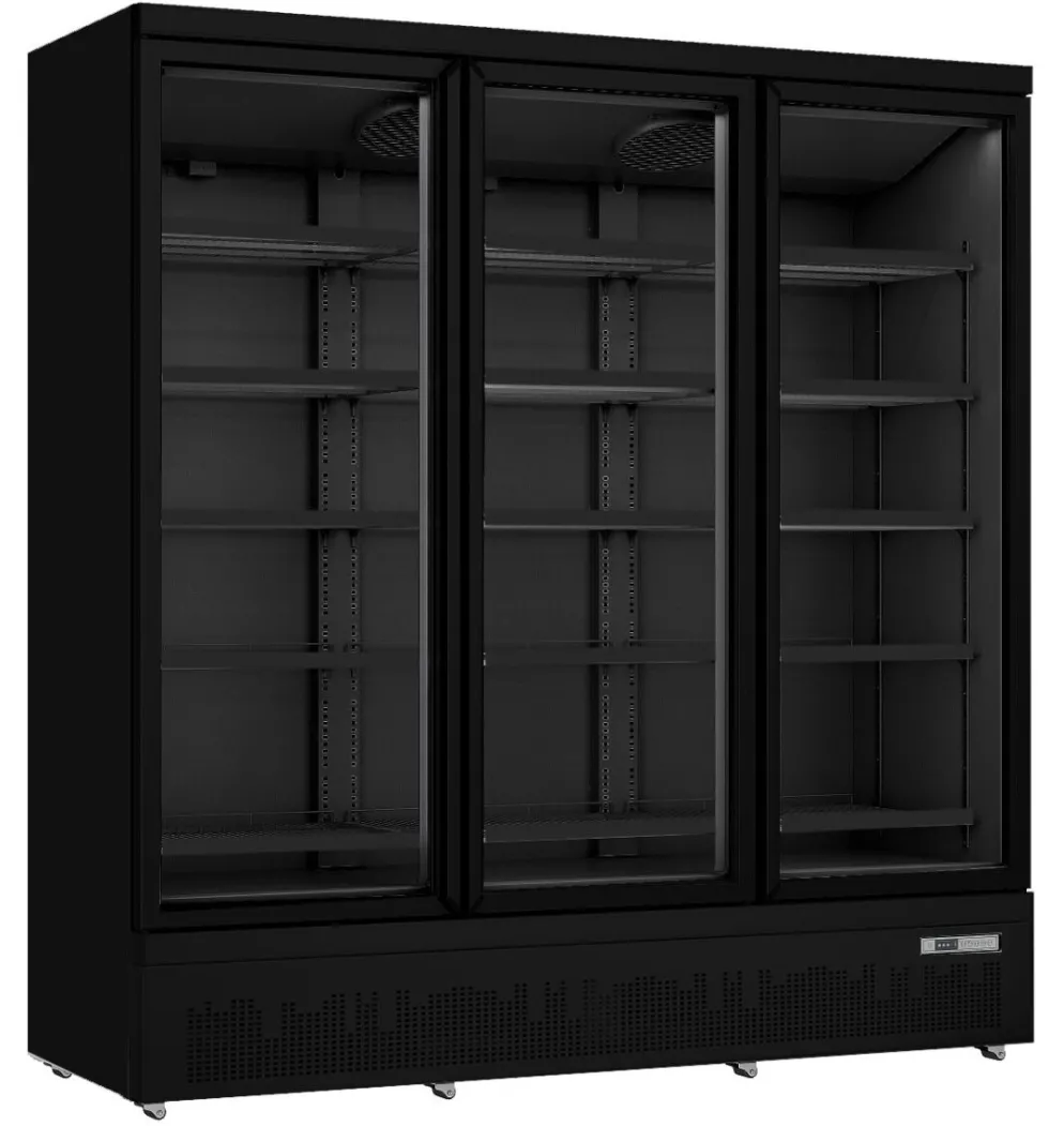 SARO Getränkekühlschrank GTK1530S PRO, 3-türig schwarz