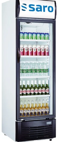 SARO Getränkekühlschrank mit Werbetafel GTK 382