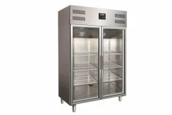 SARO Gewerbekühlschrank mit Glastür 2/1 GN 1200 TNG