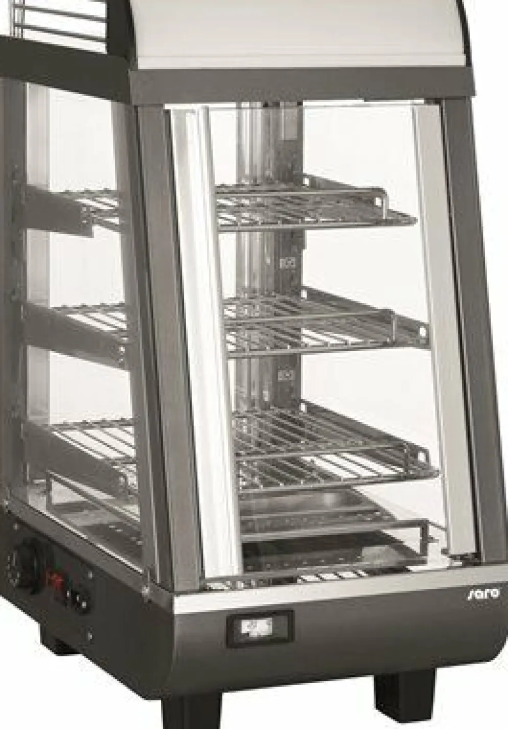 SARO Heiße Theke Warmhaltevitrine LEON, Breite 345mm