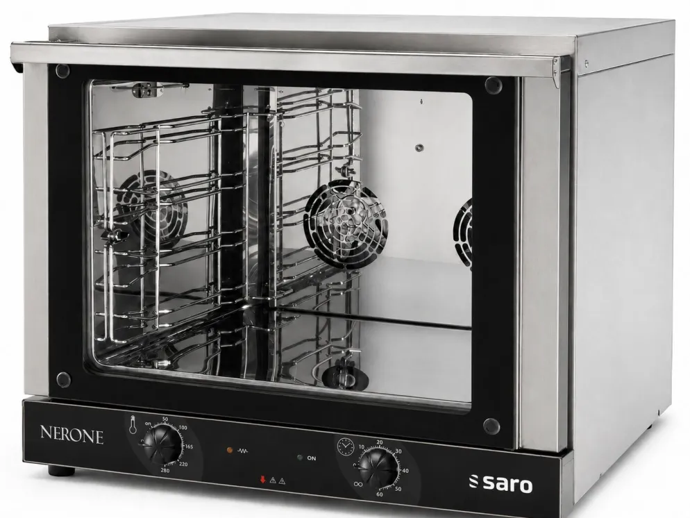 SARO Heißluftofen mit Grill EKO GN, 4x GN 1/1, Klapptür unten