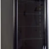 SARO Kühlschrank mit Glastür, schwarz, DK 90