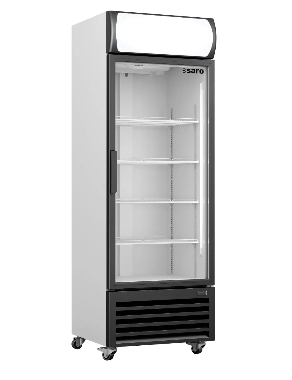 SARO Kühlschrank mit Glastür + Werbetafel, GTK 370