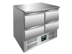 SARO Kühltisch mit Schubladen, VIVIA S901 S/S TOP 4x 1/2 GN
