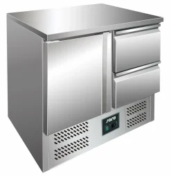 SARO Kühltisch VIVIA S901 s/s Top - 2x1/2 GN, Breite 900mm