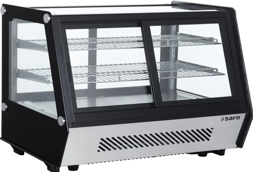 SARO Kühlvitrine Countertopkühlung vorn+hinten Schiebetüren SELF 205