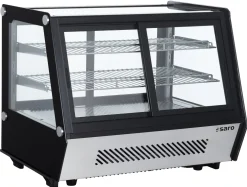 SARO Kühlvitrine Countertopkühlung vorn+hinten Schiebetüren SELF 165