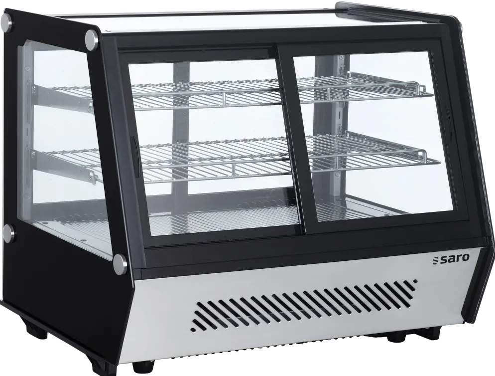 SARO Kühlvitrine Countertopkühlung vorn+hinten Schiebetüren SELF 165