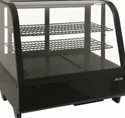 SARO Kühlvitrine KATRIN, 100 Liter schwarz