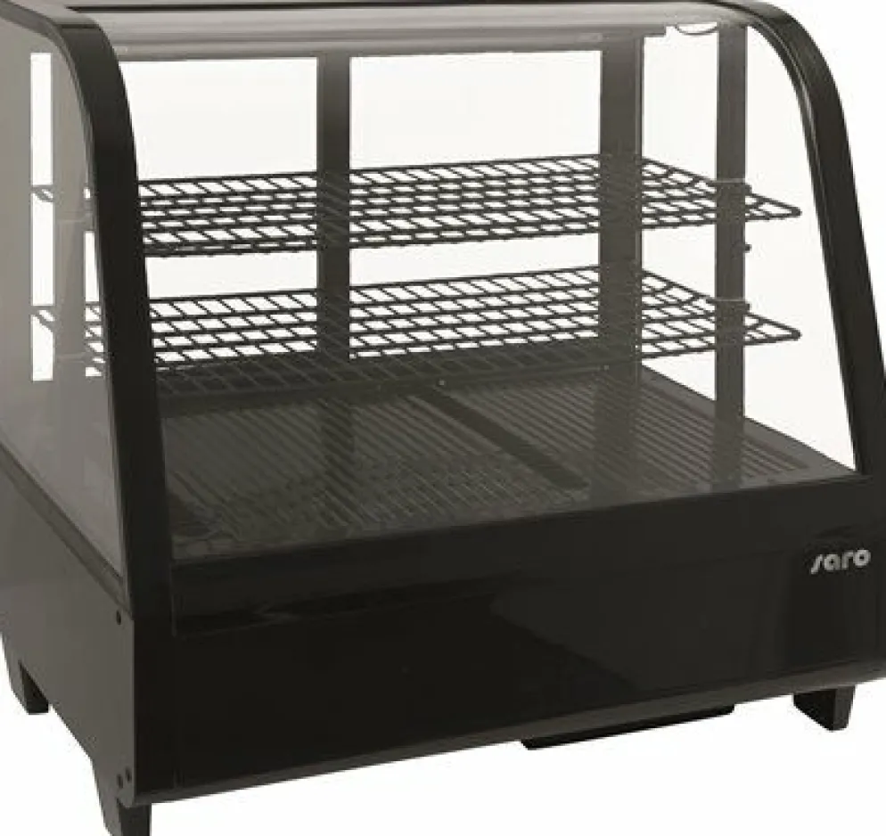 SARO Kühlvitrine KATRIN, 100 Liter schwarz