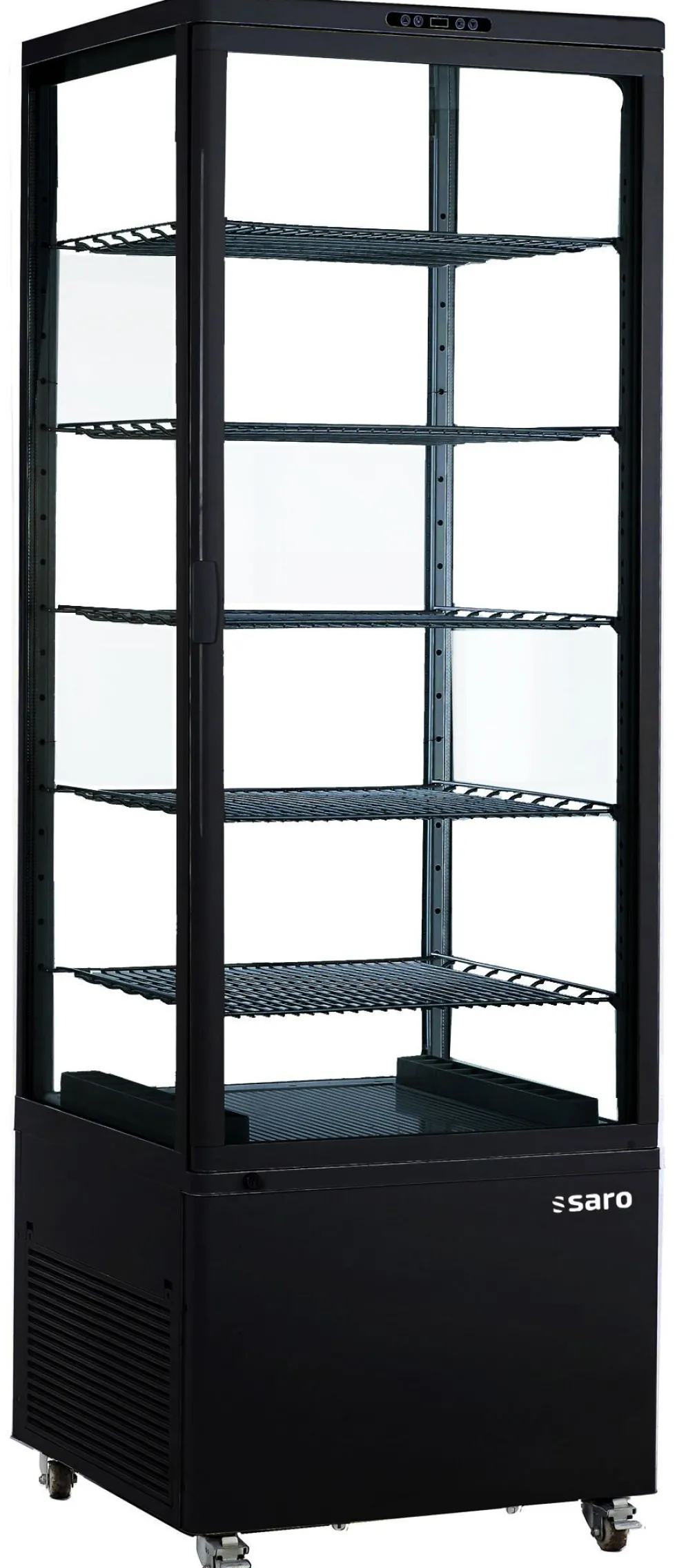 SARO Kühlvitrine LENN, schwarz