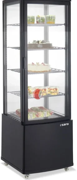 SARO Kühlvitrine PHIL, schwarz