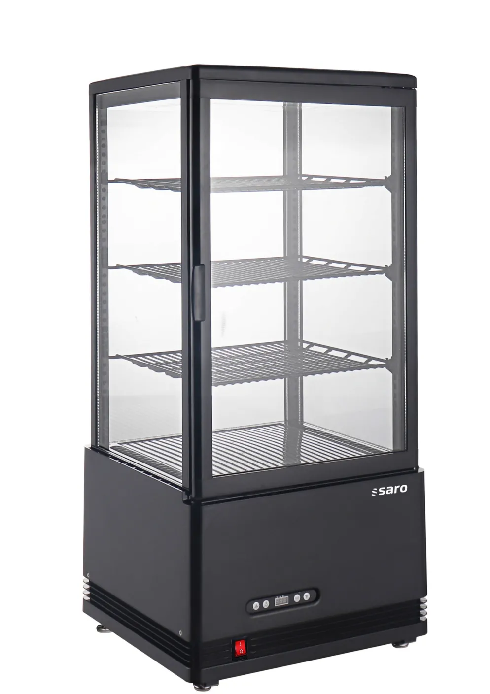 SARO Kühlvitrine SC 80 AV, schwarz