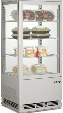 SARO Kühlvitrine SC 80 weiß 78 L