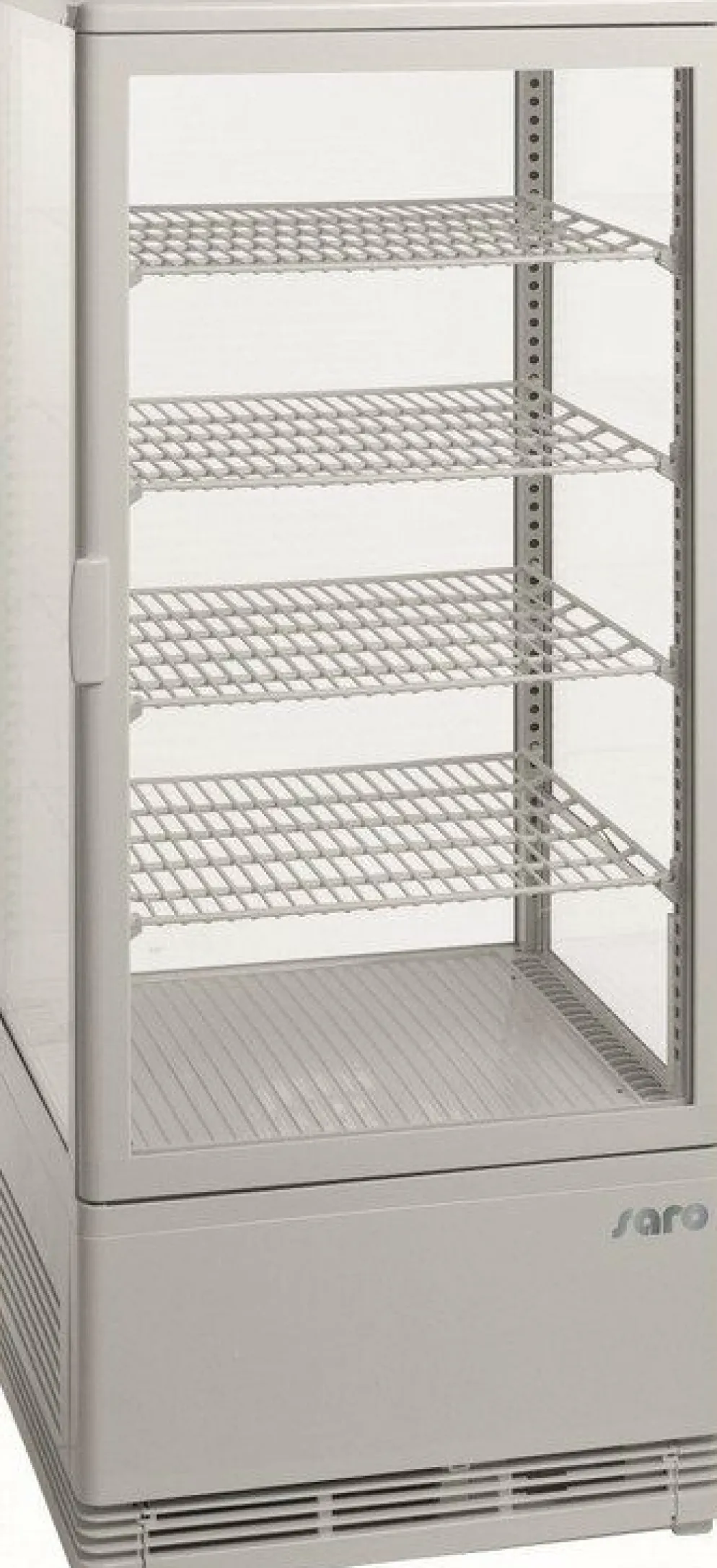 Saro Kühlvitrine SC 100 weiß, 98 Liter, 428x386x110mm