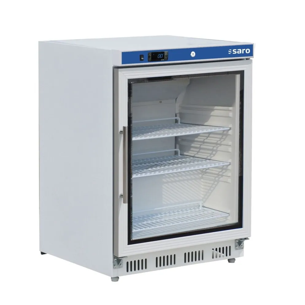 SARO Lagerkühlschrank mit Glastür - weiß HK 200 GD