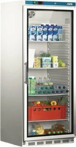 SARO Lagerkühlschrank mit Glastür - weiß HK 600 GD