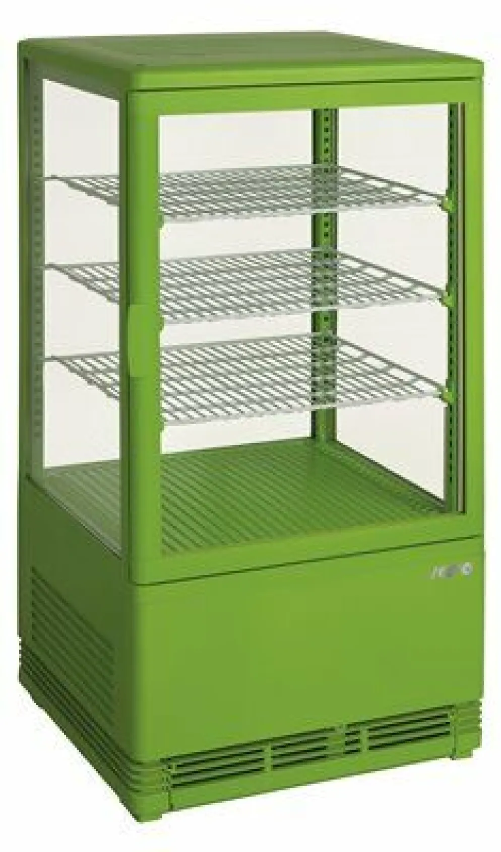 SARO Mini-Umluftkühlvitrine SC 70 grün, 68 L