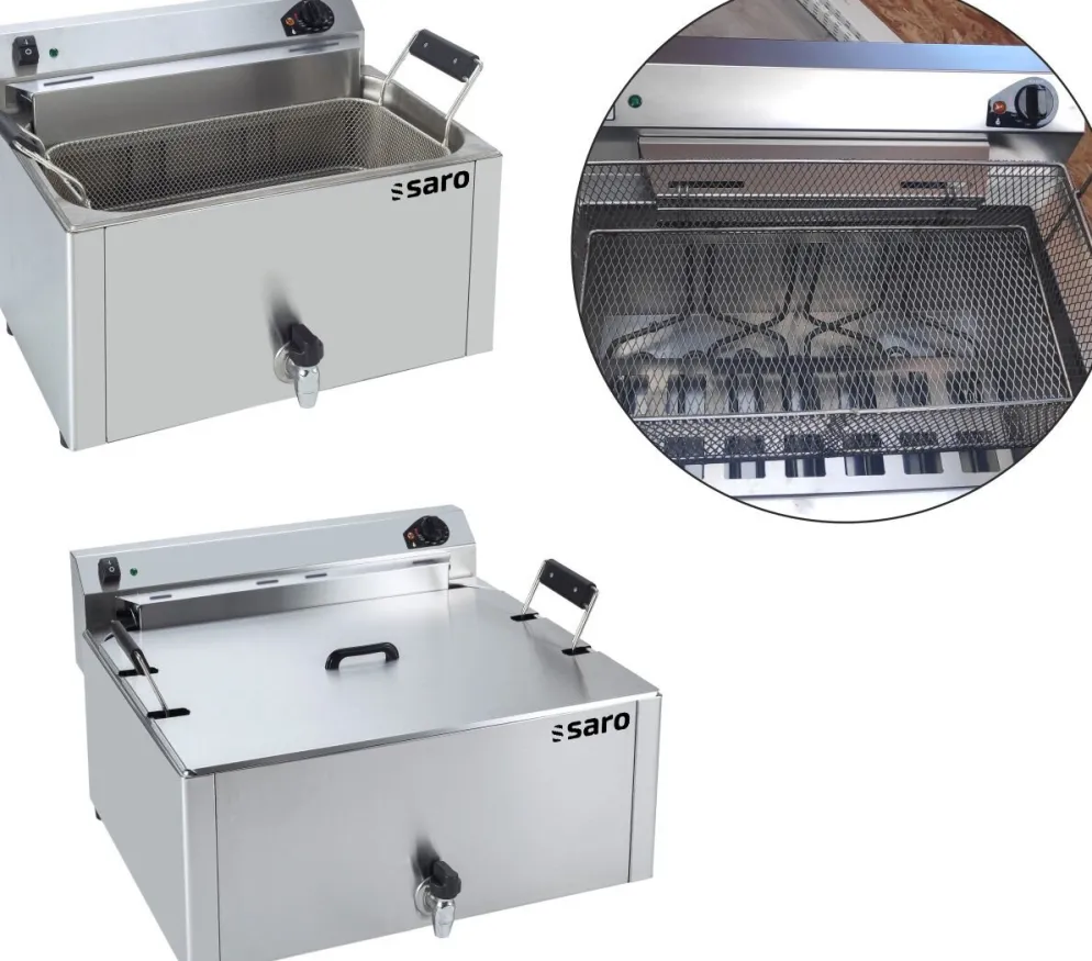SARO Patisserie Fritteuse PF30, 30 Liter Becken, 15kW