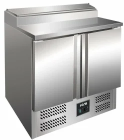 SARO Pizza Belegstation - 1/6 GN FRAN 2-türig, 900x700x1010 mm