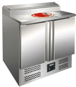 SARO Pizza Belegstation - 1/6 GN FRAN 2-türig, 900x700x1010 mm