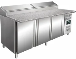 SARO Pizza Belegstation, Granitarbeitsplatte, 1/3 GN SH 2000mm
