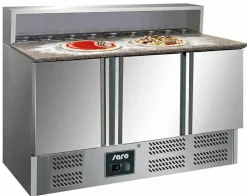 SARO Pizzatisch GIANNI PS903, für 8x1/6GN, 1365x700x1090mm