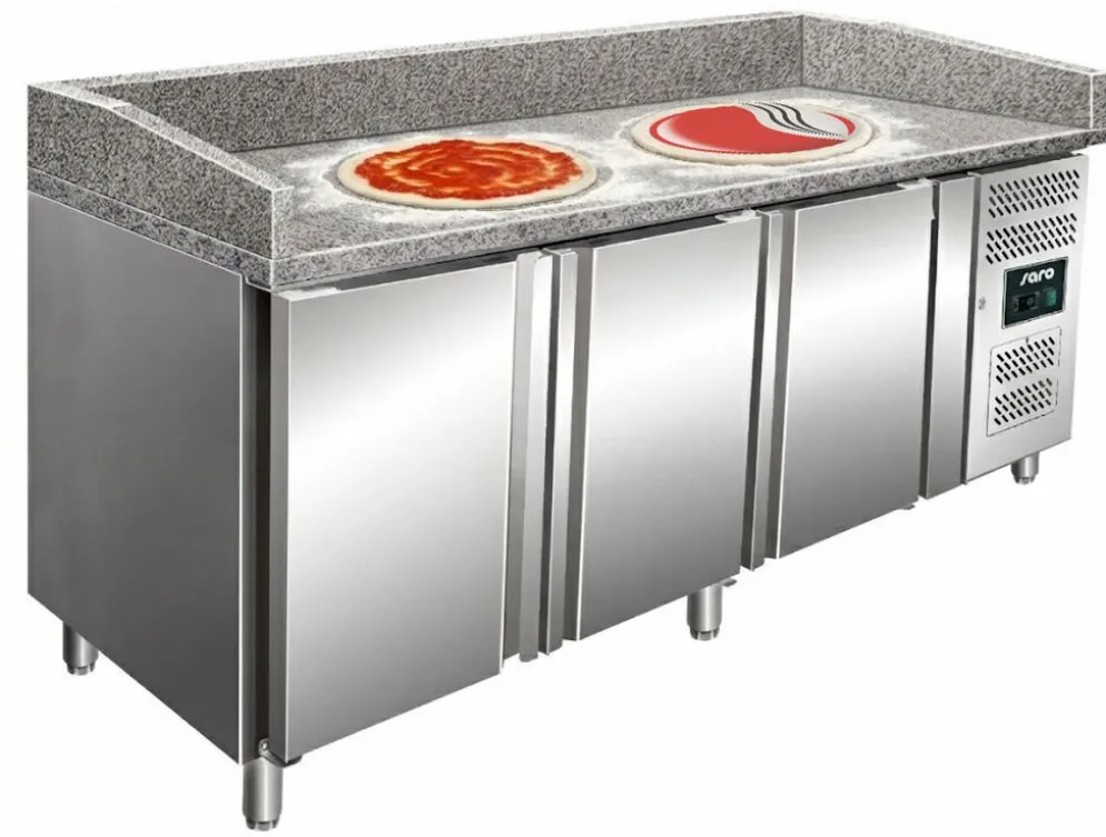 SARO Pizzatisch PZ3600TN, 3 Türen, Breite 2020mm