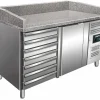 SARO Pizzatisch PZ1610TN, 1 Tür, 6 Schubladen , Breite 1515mm