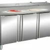 SARO Pizza-Zubereitungstisch SH3070, 1/3 GN, Breite 1795mm