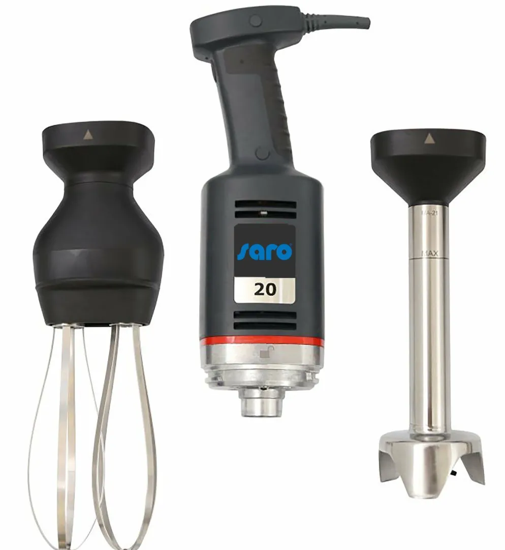 SARO Profi Kombi Stabmixer MB-21, mit Mixstab und Schneebesen