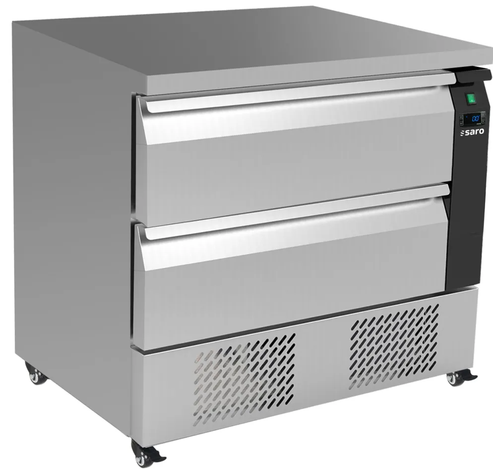 SARO Schubladenkühltisch mit 2 Schubladen, DRAW 3SK, Breite 1230mm