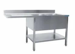 SARO Spülcenter 2 Becken rechts - B 2000 x T 600 mm
