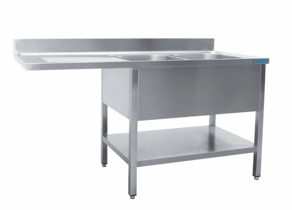SARO Spülcenter 2 Becken rechts - B 2000 x T 600 mm