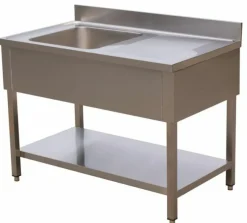 SARO Spültisch 1 Becken, links - B 1000 x T 700 mm