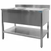 SARO Spültisch 1 Becken, links - B 1000 x T 600 mm