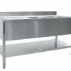SARO Spültisch 2 Becken rechts B 1800mm x T 700mm