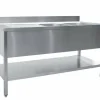 SARO Spültisch 2 Becken rechts, B 1600 x T 700 mm