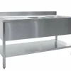 SARO Spültisch 2 Becken, rechts - B 1200 x T 600 mm