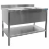 SARO Spültisch 1 Becken rechts, 1200x600x850mm