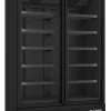 SARO Tiefkühlschrank GTK930 PRO mit 2 Glastüren, schwarz
